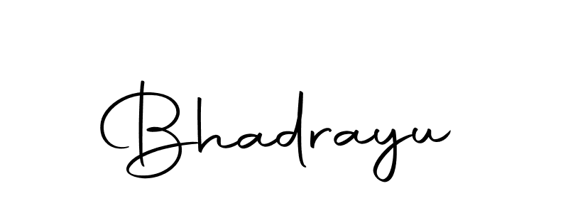 Use a signature maker to create a handwritten signature online. With this signature software, you can design (Autography-DOLnW) your own signature for name Bhadrayu. Bhadrayu signature style 10 images and pictures png