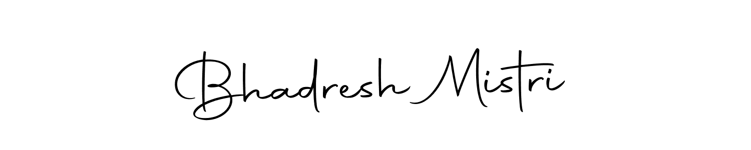 Make a beautiful signature design for name Bhadresh Mistri. With this signature (Autography-DOLnW) style, you can create a handwritten signature for free. Bhadresh Mistri signature style 10 images and pictures png