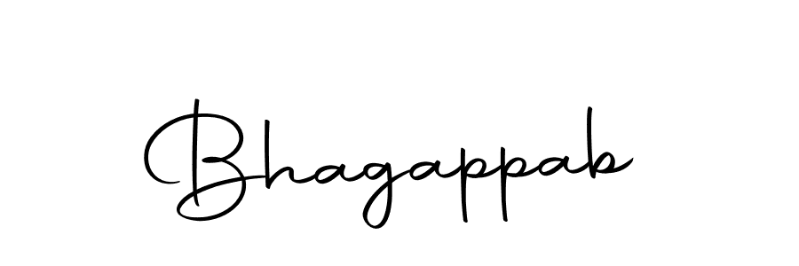 Use a signature maker to create a handwritten signature online. With this signature software, you can design (Autography-DOLnW) your own signature for name Bhagappab. Bhagappab signature style 10 images and pictures png