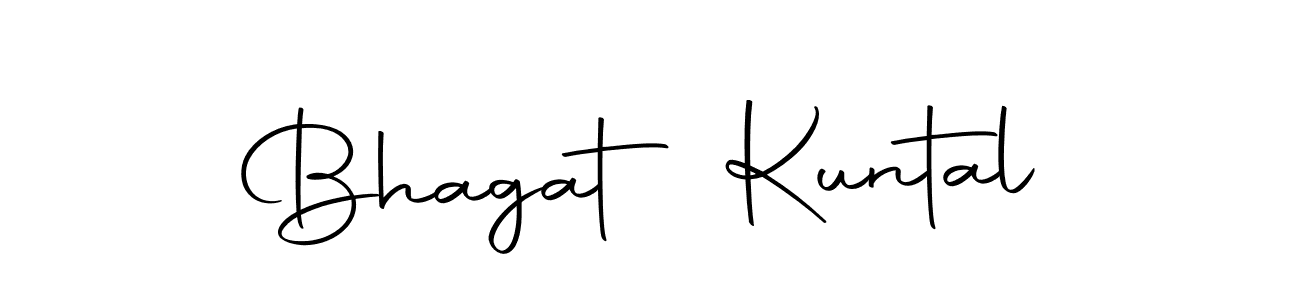 How to make Bhagat Kuntal name signature. Use Autography-DOLnW style for creating short signs online. This is the latest handwritten sign. Bhagat Kuntal signature style 10 images and pictures png
