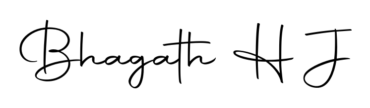 Explore multiple handwriting variations for Bhagath H J including this stunning Autography-DOLnW design. Free to use across all platforms. Bhagath H J signature style 10 images and pictures png