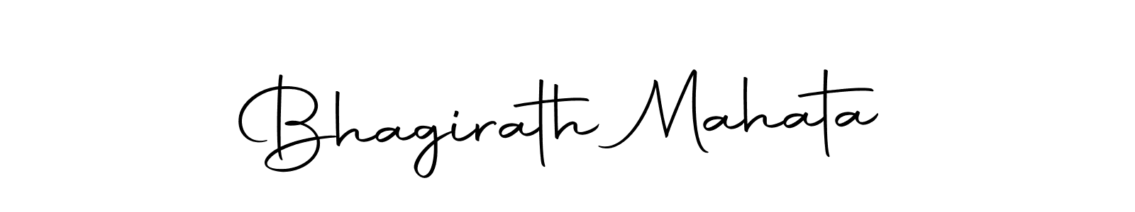 Also we have Bhagirath Mahata name is the best signature style. Create professional handwritten signature collection using Autography-DOLnW autograph style. Bhagirath Mahata signature style 10 images and pictures png