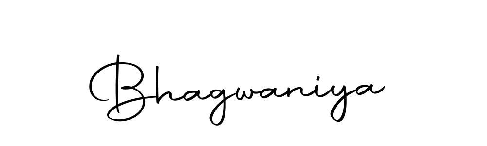 How to make Bhagwaniya signature? Autography-DOLnW is a professional autograph style. Create handwritten signature for Bhagwaniya name. Bhagwaniya signature style 10 images and pictures png