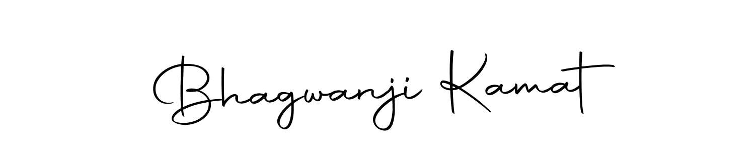 Bhagwanji Kamat stylish signature style. Best Handwritten Sign (Autography-DOLnW) for my name. Handwritten Signature Collection Ideas for my name Bhagwanji Kamat. Bhagwanji Kamat signature style 10 images and pictures png