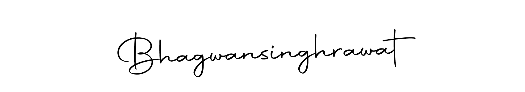 Create a beautiful signature design for name Bhagwansinghrawat. With this signature (Autography-DOLnW) fonts, you can make a handwritten signature for free. Bhagwansinghrawat signature style 10 images and pictures png