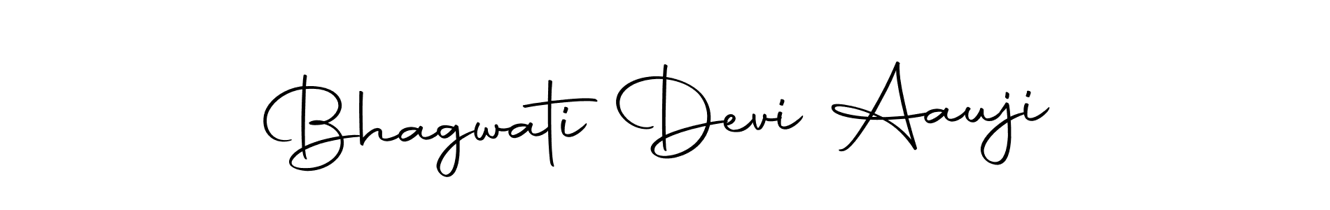 Make a beautiful signature design for name Bhagwati Devi Aauji. With this signature (Autography-DOLnW) style, you can create a handwritten signature for free. Bhagwati Devi Aauji signature style 10 images and pictures png