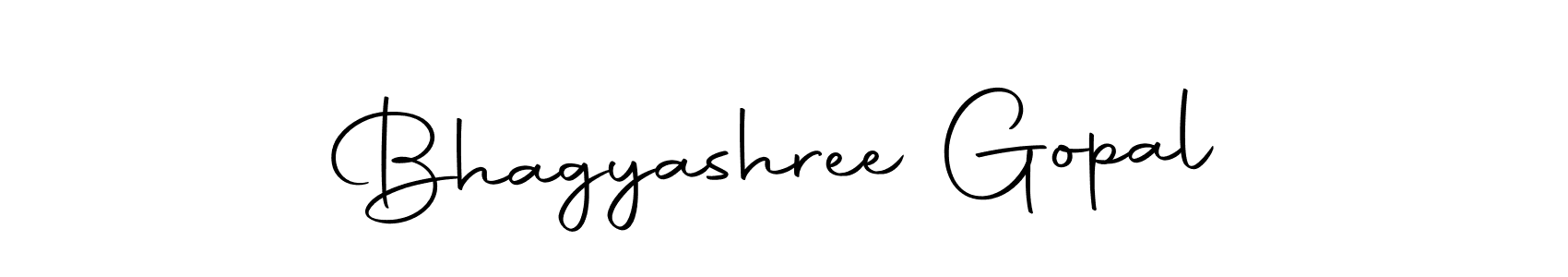 Design your own signature with our free online signature maker. With this signature software, you can create a handwritten (Autography-DOLnW) signature for name Bhagyashree Gopal. Bhagyashree Gopal signature style 10 images and pictures png