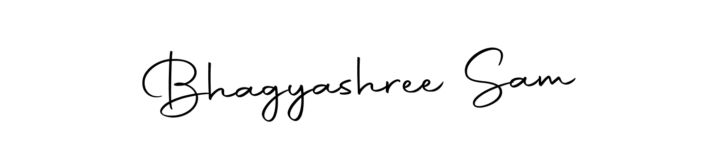 Design your own signature with our free online signature maker. With this signature software, you can create a handwritten (Autography-DOLnW) signature for name Bhagyashree Sam. Bhagyashree Sam signature style 10 images and pictures png