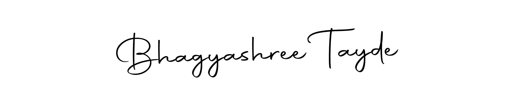 Create a beautiful signature design for name Bhagyashree Tayde. With this signature (Autography-DOLnW) fonts, you can make a handwritten signature for free. Bhagyashree Tayde signature style 10 images and pictures png