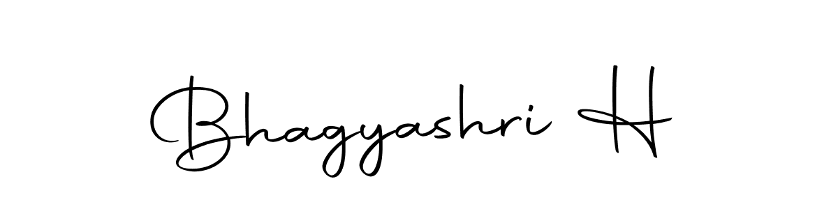 Create a beautiful signature design for name Bhagyashri H. With this signature (Autography-DOLnW) fonts, you can make a handwritten signature for free. Bhagyashri H signature style 10 images and pictures png
