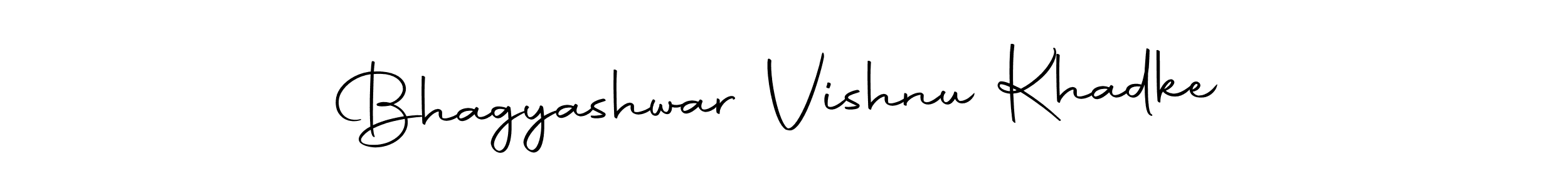 Design your own signature with our free online signature maker. With this signature software, you can create a handwritten (Autography-DOLnW) signature for name Bhagyashwar Vishnu Khadke. Bhagyashwar Vishnu Khadke signature style 10 images and pictures png