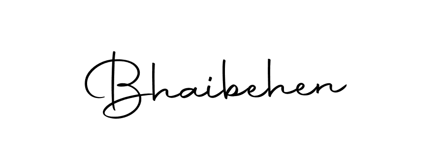 Make a beautiful signature design for name Bhaibehen. Use this online signature maker to create a handwritten signature for free. Bhaibehen signature style 10 images and pictures png