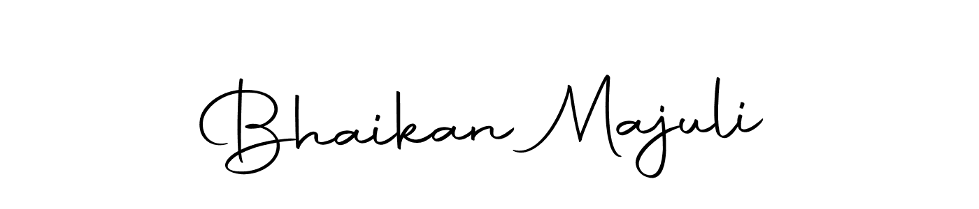 Design your own signature with our free online signature maker. With this signature software, you can create a handwritten (Autography-DOLnW) signature for name Bhaikan Majuli. Bhaikan Majuli signature style 10 images and pictures png