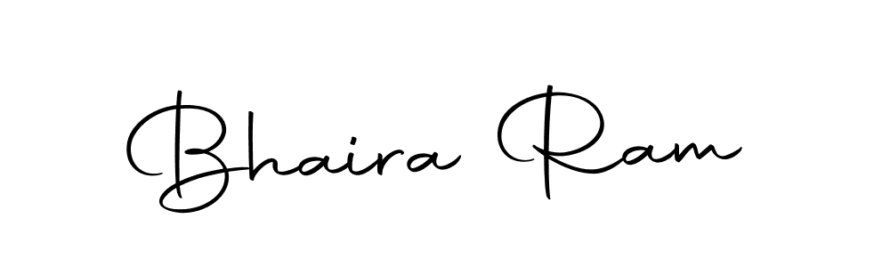 How to make Bhaira Ram name signature. Use Autography-DOLnW style for creating short signs online. This is the latest handwritten sign. Bhaira Ram signature style 10 images and pictures png