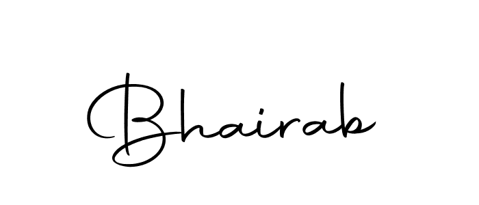 Design your own signature with our free online signature maker. With this signature software, you can create a handwritten (Autography-DOLnW) signature for name Bhairab. Bhairab signature style 10 images and pictures png