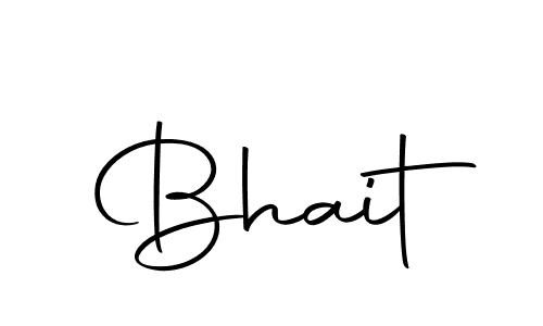Create a beautiful signature design for name Bhait. With this signature (Autography-DOLnW) fonts, you can make a handwritten signature for free. Bhait signature style 10 images and pictures png