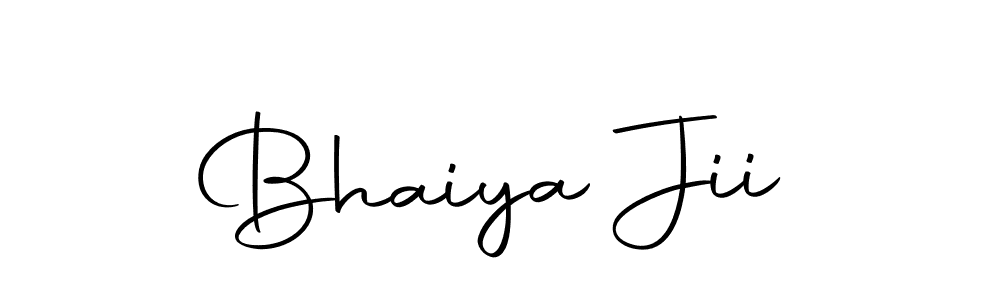 Make a beautiful signature design for name Bhaiya Jii. Use this online signature maker to create a handwritten signature for free. Bhaiya Jii signature style 10 images and pictures png