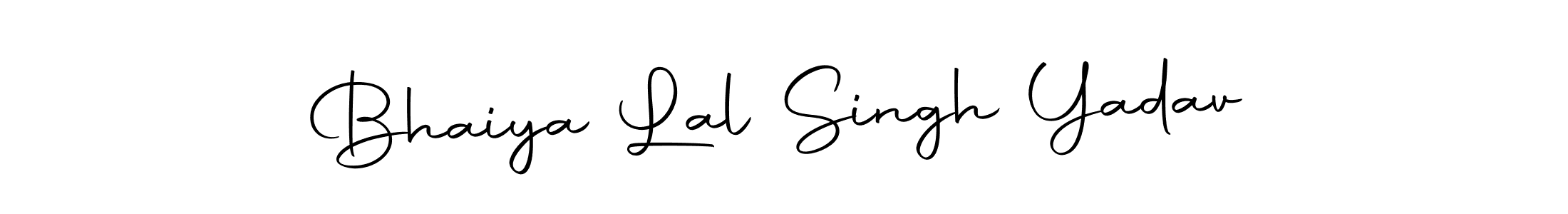 Create a beautiful signature design for name Bhaiya Lal Singh Yadav. With this signature (Autography-DOLnW) fonts, you can make a handwritten signature for free. Bhaiya Lal Singh Yadav signature style 10 images and pictures png