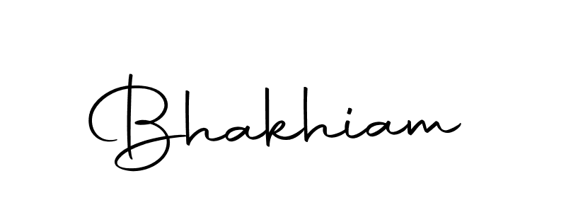 Design your own signature with our free online signature maker. With this signature software, you can create a handwritten (Autography-DOLnW) signature for name Bhakhiam. Bhakhiam signature style 10 images and pictures png