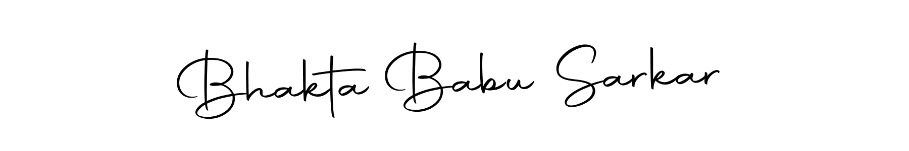 Use a signature maker to create a handwritten signature online. With this signature software, you can design (Autography-DOLnW) your own signature for name Bhakta Babu Sarkar. Bhakta Babu Sarkar signature style 10 images and pictures png
