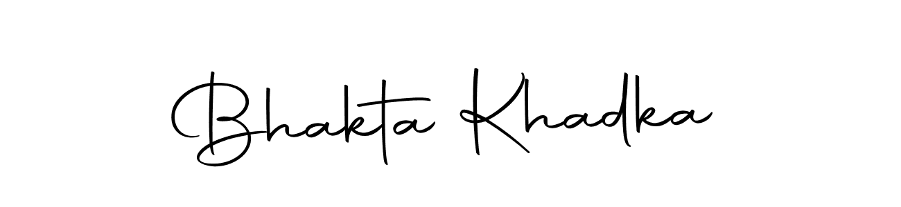 Bhakta Khadka stylish signature style. Best Handwritten Sign (Autography-DOLnW) for my name. Handwritten Signature Collection Ideas for my name Bhakta Khadka. Bhakta Khadka signature style 10 images and pictures png