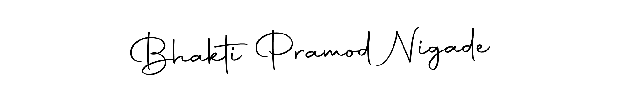 Make a beautiful signature design for name Bhakti Pramod Nigade. With this signature (Autography-DOLnW) style, you can create a handwritten signature for free. Bhakti Pramod Nigade signature style 10 images and pictures png