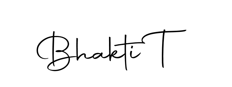 if you are searching for the best signature style for your name Bhakti T. so please give up your signature search. here we have designed multiple signature styles  using Autography-DOLnW. Bhakti T signature style 10 images and pictures png