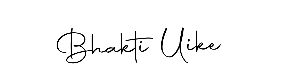 Create a beautiful signature design for name Bhakti Uike. With this signature (Autography-DOLnW) fonts, you can make a handwritten signature for free. Bhakti Uike signature style 10 images and pictures png