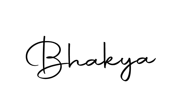 Design your own signature with our free online signature maker. With this signature software, you can create a handwritten (Autography-DOLnW) signature for name Bhakya. Bhakya signature style 10 images and pictures png
