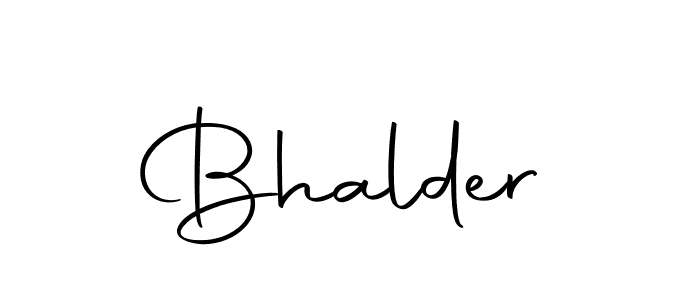 You should practise on your own different ways (Autography-DOLnW) to write your name (Bhalder) in signature. don't let someone else do it for you. Bhalder signature style 10 images and pictures png