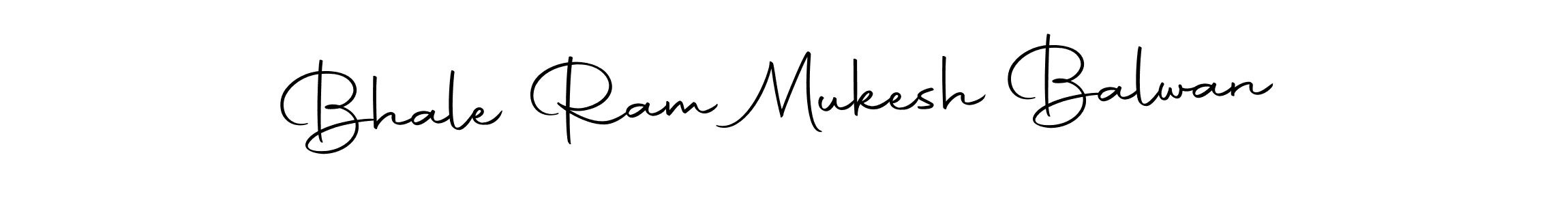 Design your own signature with our free online signature maker. With this signature software, you can create a handwritten (Autography-DOLnW) signature for name Bhale Ram Mukesh Balwan. Bhale Ram Mukesh Balwan signature style 10 images and pictures png