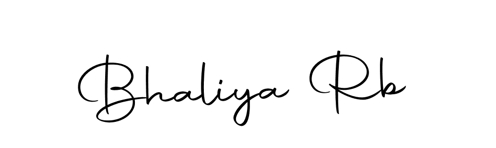 Make a beautiful signature design for name Bhaliya Rb. With this signature (Autography-DOLnW) style, you can create a handwritten signature for free. Bhaliya Rb signature style 10 images and pictures png