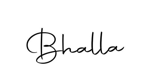 How to make Bhalla signature? Autography-DOLnW is a professional autograph style. Create handwritten signature for Bhalla name. Bhalla signature style 10 images and pictures png