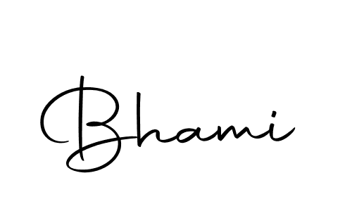 You should practise on your own different ways (Autography-DOLnW) to write your name (Bhami) in signature. don't let someone else do it for you. Bhami signature style 10 images and pictures png
