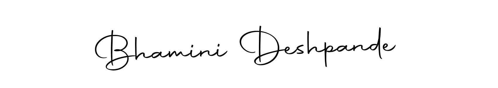 Make a beautiful signature design for name Bhamini Deshpande. With this signature (Autography-DOLnW) style, you can create a handwritten signature for free. Bhamini Deshpande signature style 10 images and pictures png