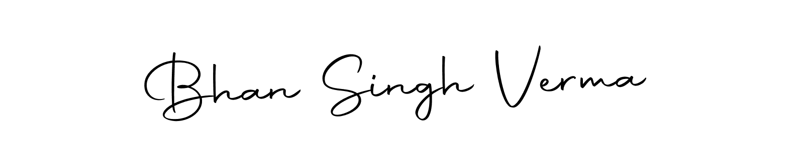 Create a beautiful signature design for name Bhan Singh Verma. With this signature (Autography-DOLnW) fonts, you can make a handwritten signature for free. Bhan Singh Verma signature style 10 images and pictures png