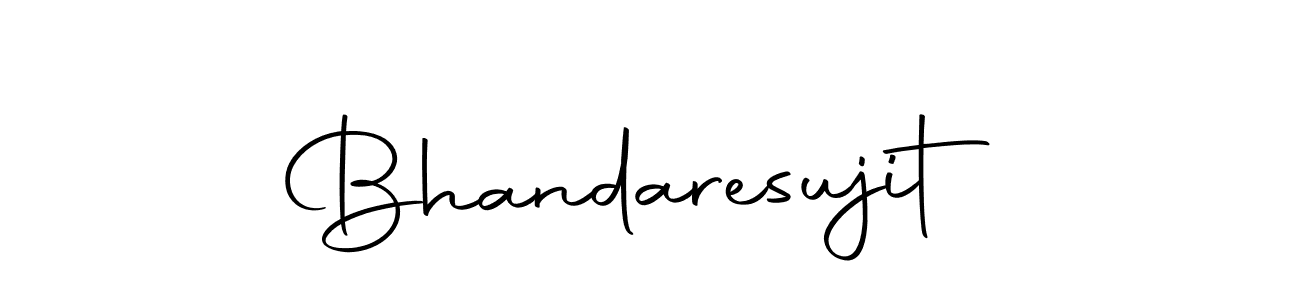 Make a beautiful signature design for name Bhandaresujit. With this signature (Autography-DOLnW) style, you can create a handwritten signature for free. Bhandaresujit signature style 10 images and pictures png