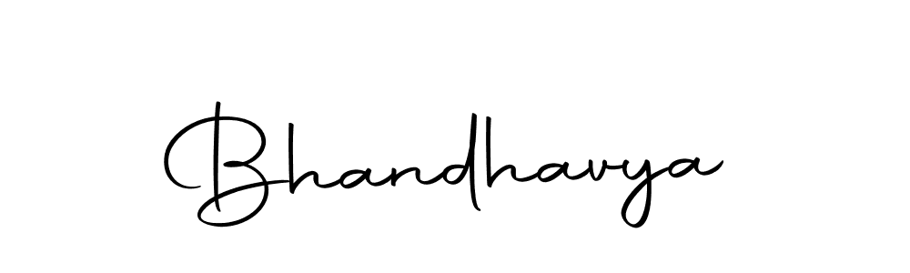 Use a signature maker to create a handwritten signature online. With this signature software, you can design (Autography-DOLnW) your own signature for name Bhandhavya. Bhandhavya signature style 10 images and pictures png