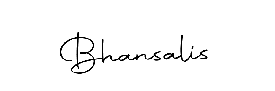 How to make Bhansalis name signature. Use Autography-DOLnW style for creating short signs online. This is the latest handwritten sign. Bhansalis signature style 10 images and pictures png