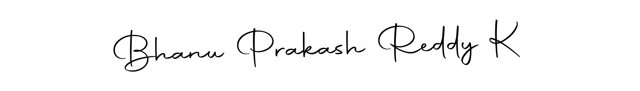 Create a beautiful signature design for name Bhanu Prakash Reddy K. With this signature (Autography-DOLnW) fonts, you can make a handwritten signature for free. Bhanu Prakash Reddy K signature style 10 images and pictures png