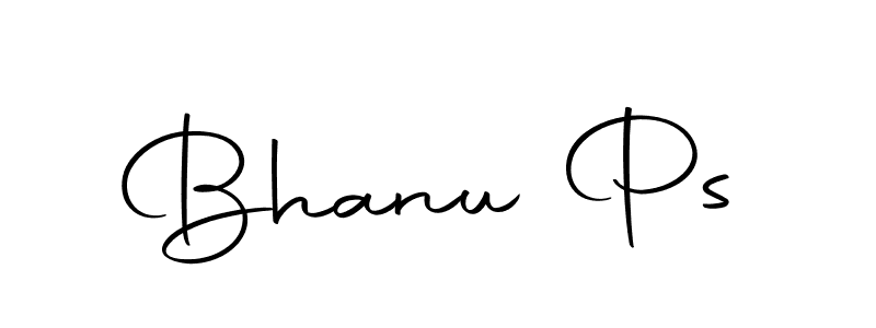 The best way (Autography-DOLnW) to make a short signature is to pick only two or three words in your name. The name Bhanu Ps include a total of six letters. For converting this name. Bhanu Ps signature style 10 images and pictures png