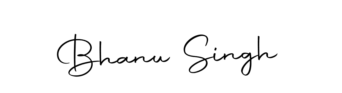 Create a beautiful signature design for name Bhanu Singh. With this signature (Autography-DOLnW) fonts, you can make a handwritten signature for free. Bhanu Singh signature style 10 images and pictures png