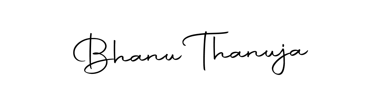 Design your own signature with our free online signature maker. With this signature software, you can create a handwritten (Autography-DOLnW) signature for name Bhanu Thanuja. Bhanu Thanuja signature style 10 images and pictures png