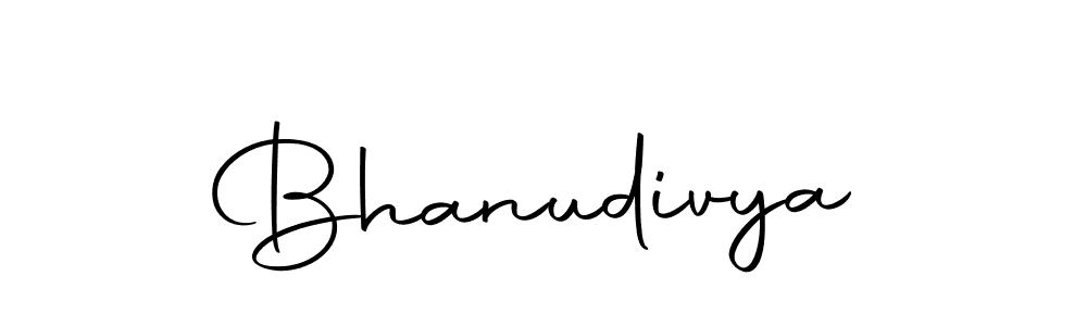 Make a beautiful signature design for name Bhanudivya. With this signature (Autography-DOLnW) style, you can create a handwritten signature for free. Bhanudivya signature style 10 images and pictures png