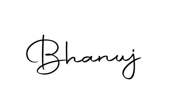 Use a signature maker to create a handwritten signature online. With this signature software, you can design (Autography-DOLnW) your own signature for name Bhanuj. Bhanuj signature style 10 images and pictures png