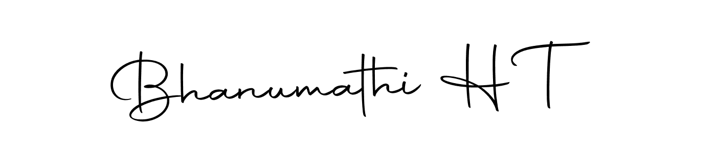 Create a beautiful signature design for name Bhanumathi H T. With this signature (Autography-DOLnW) fonts, you can make a handwritten signature for free. Bhanumathi H T signature style 10 images and pictures png