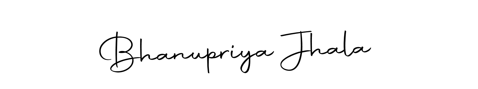 Make a beautiful signature design for name Bhanupriya Jhala. With this signature (Autography-DOLnW) style, you can create a handwritten signature for free. Bhanupriya Jhala signature style 10 images and pictures png