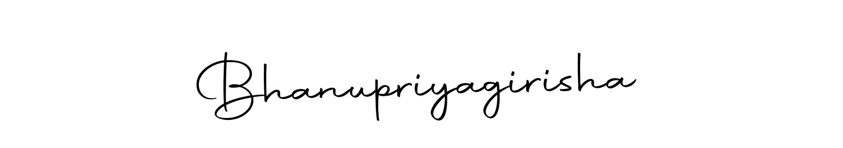 Make a beautiful signature design for name Bhanupriyagirisha. With this signature (Autography-DOLnW) style, you can create a handwritten signature for free. Bhanupriyagirisha signature style 10 images and pictures png