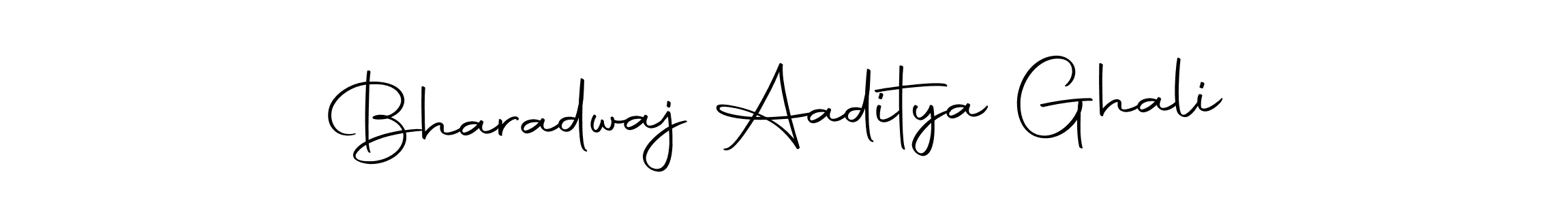 Make a beautiful signature design for name Bharadwaj Aaditya Ghali. With this signature (Autography-DOLnW) style, you can create a handwritten signature for free. Bharadwaj Aaditya Ghali signature style 10 images and pictures png