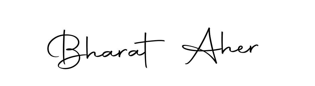 You can use this online signature creator to create a handwritten signature for the name Bharat Aher. This is the best online autograph maker. Bharat Aher signature style 10 images and pictures png